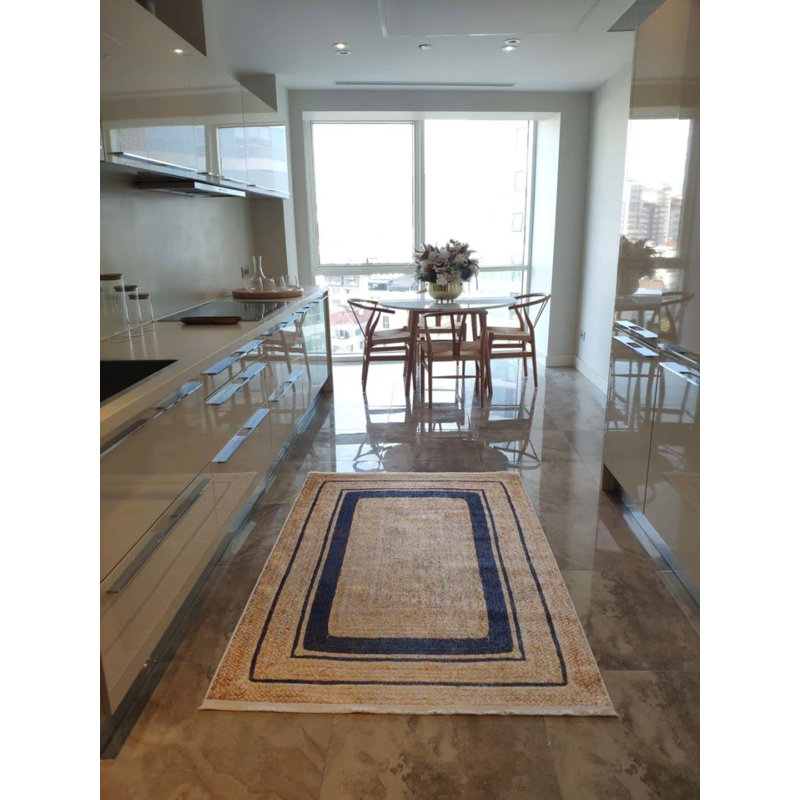 Tapis mathaï avec envers antidérapant, Tapis de couloir 3 pi 3 po x 6 pi 7 po