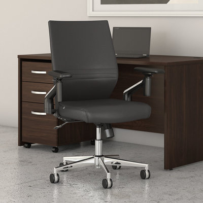 Chaise de travail en cuir Jamestown