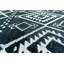 Markiest Black Machine Washable Non-Slip Base Durable Decorative Kilim Carpet-263425581