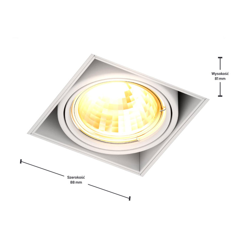 Davod Recessed Lighting Kit, White