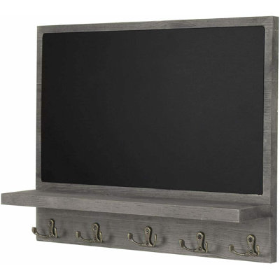 Kadmiel Wall Key Organiser With Chalkboard/Key Hooks