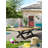 Joola Berkshire Outdoor Table Tennis Table -Ping Pong Table with Steel Net Set & Frame - Multi Use Ping Pong Conference Table or Dining Table-85266075