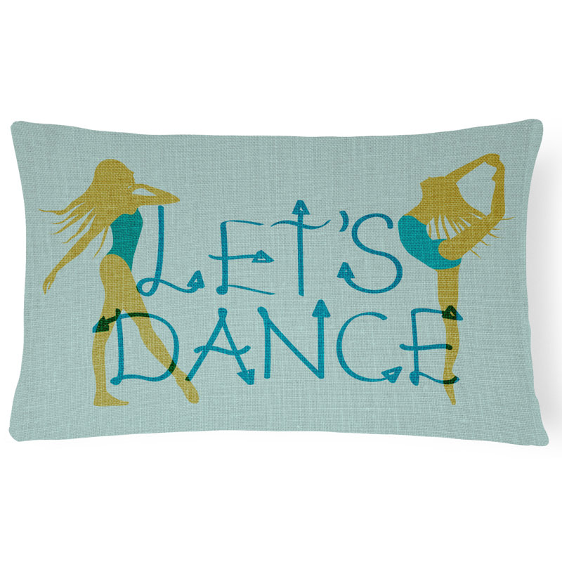  Coussin en lin Let's Dance