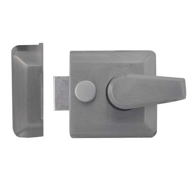 Rousselle Black Narrow Nightlatch Door Latch