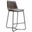 Carnot Upholstered Counter Stool with Metal Frame-732243993