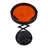 Kent Orange Casted Glass Drink Tablee