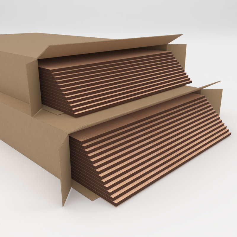 Planches en bois, Aulne, H 23,75 po x l 23,75 po x P 0,38 po