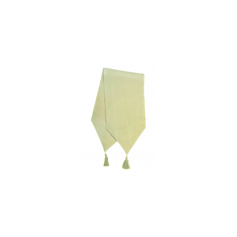 Chemin de table Weybridge, 72 po x 13 po, Sauge vert