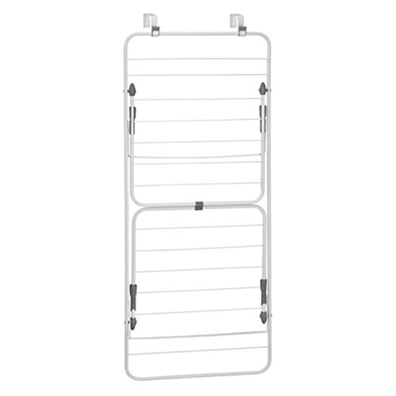 Metal Foldable Wall-Mounted Drying Rack, White