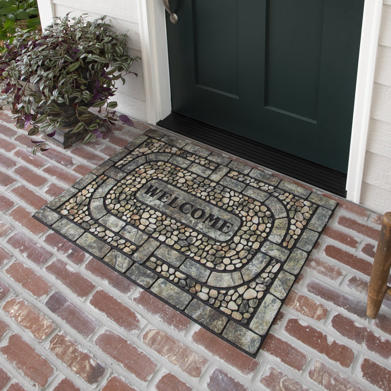 Paillasson Kanesha Welcome Garden Pebbles