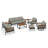 Townsend 8 Piece Outdoor Conversation Set with Sunbrella® Cushions-73289489-111412687
