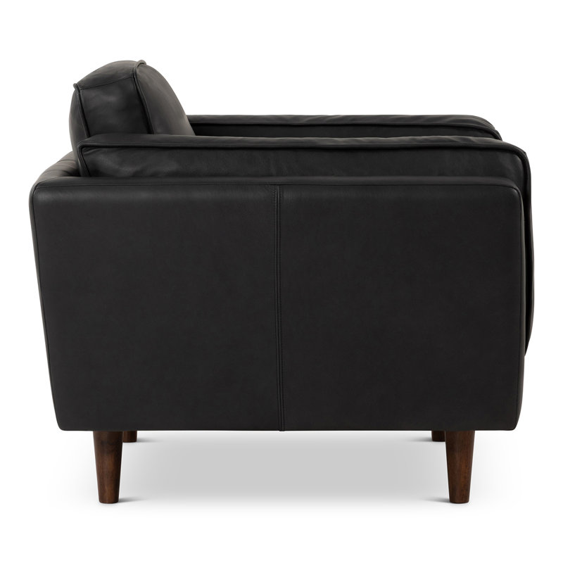 Brooklyn Accent Chair - Dark Brown, Black