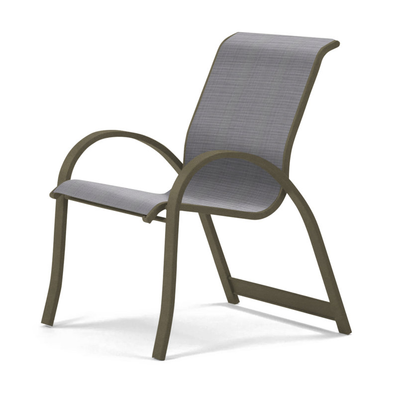 Fauteuil de salle à manger empilable Hiraku, Bois de plage