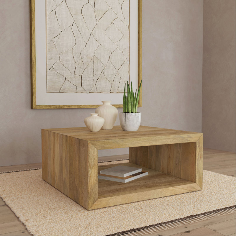 Mesa Natural Square Coffee Table