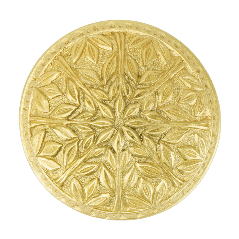 EDGAR BEREBI HAMPTON KNOB IN INGOT GOLD PLATE