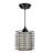 1 - Light Black Lantern Pendant