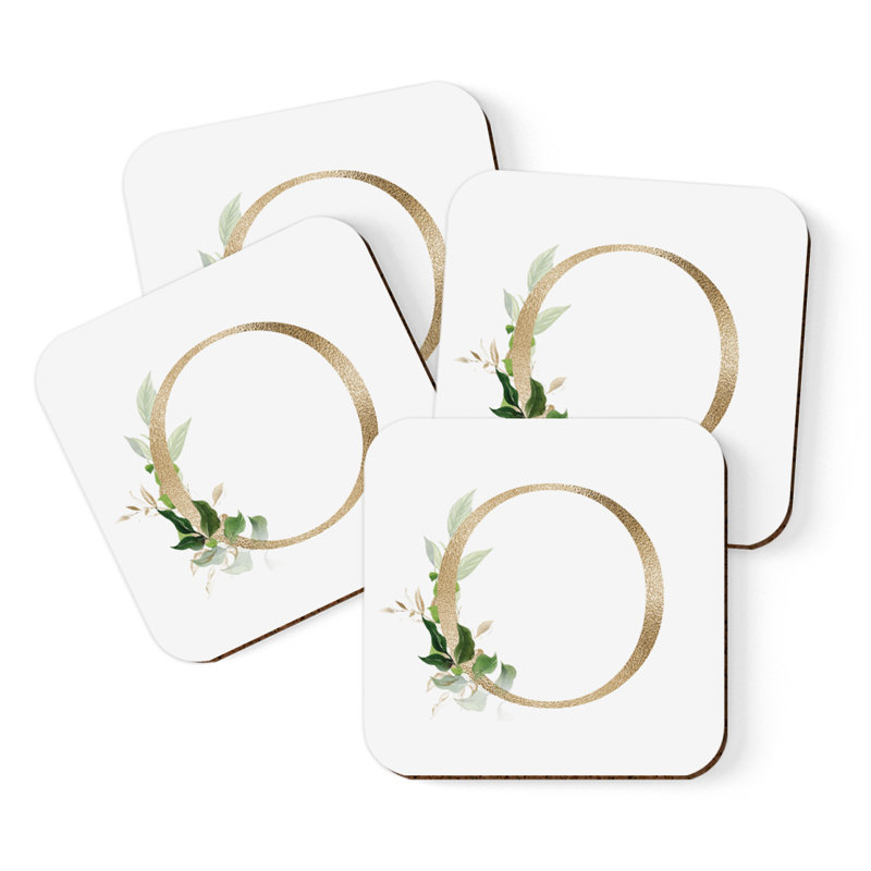 Sous-verre à monogramme Exotic, O