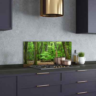 50cm W x 100cm L Glass Peel and Stick Panel