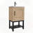 Bathroom Vanity With Sink Hot Cold Faucet Freestanding Cabinet Ceramic Basin Storage Organizer Door Open Iron Shelf-944462514