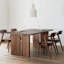 Table de salle à manger carrée en bois de frêne-393910994