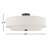 Flaire Linen Blend Semi Flush Mount-144613853-144613850