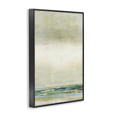 «Neutral Beige Beach», art de la giclée encadrée par Suzanne Nicoll