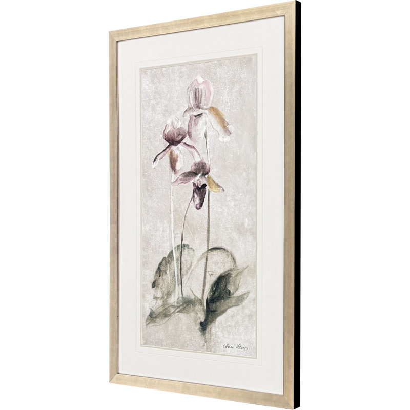 Orchidée mauve dansante II
