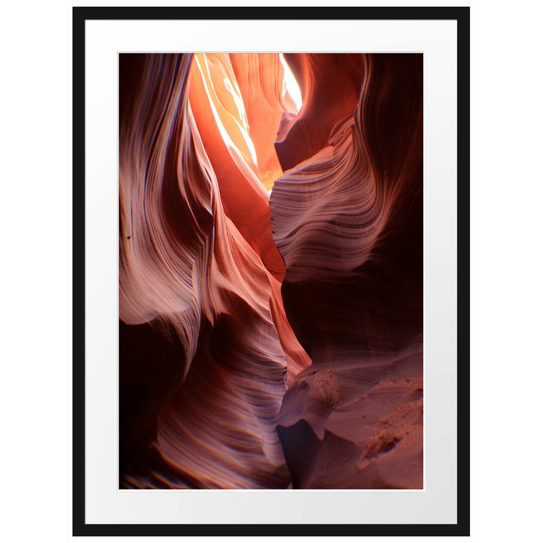 Gerahmtes Poster Antelope Canyon Arizona