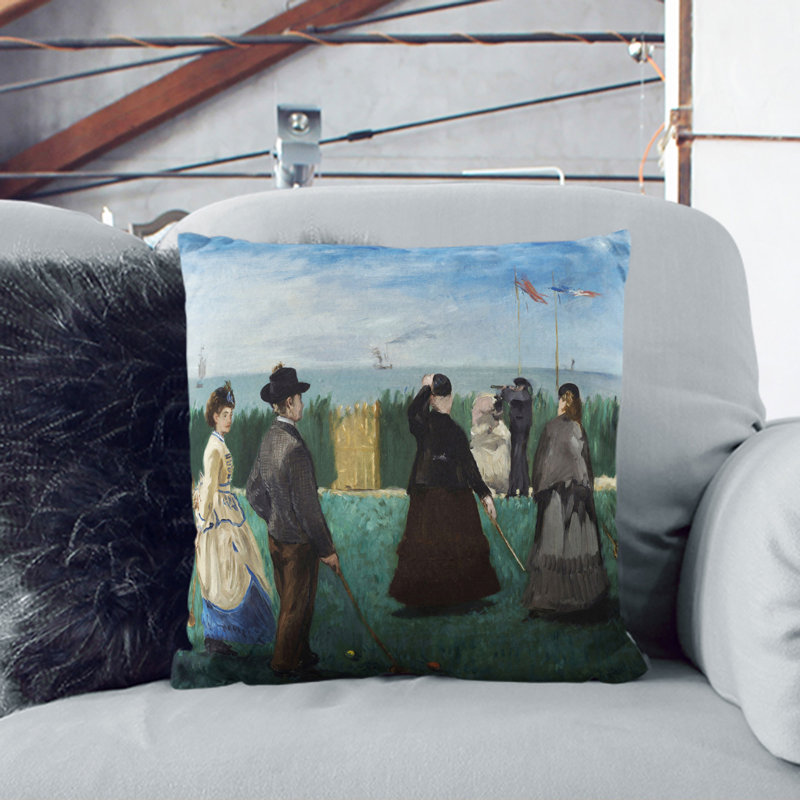 Square Cushion, 40cm H x 40cm W x 15cm D