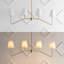Luminaire suspendu à 4 lumières Wilhelme