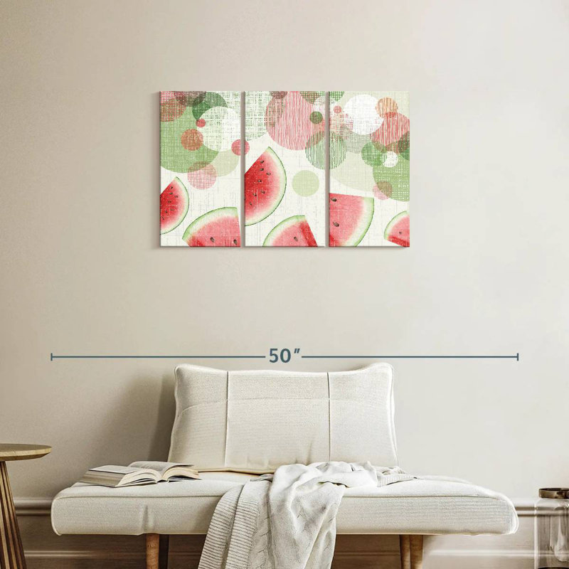 Watermelon Delight, 20" H x 33" W