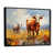 Black Floater Framed