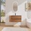 36" Wall Mounting Bathroom Vanity With Ceramic Sink-883114879
