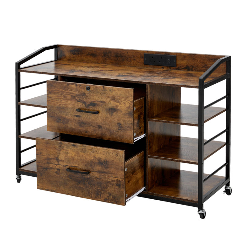 110cm Wide 2 -Drawer File Cabinet