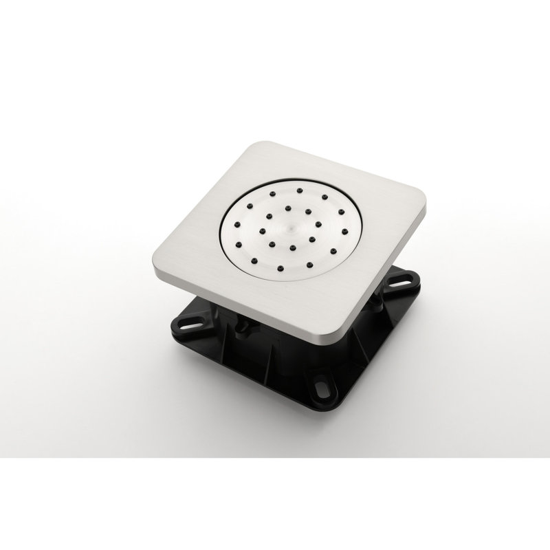 Bathroom Shower System: Head, Hand Shower, Slide Bar, Bodysprays With Valve Trim System Easy-install, Brushed Nickel
