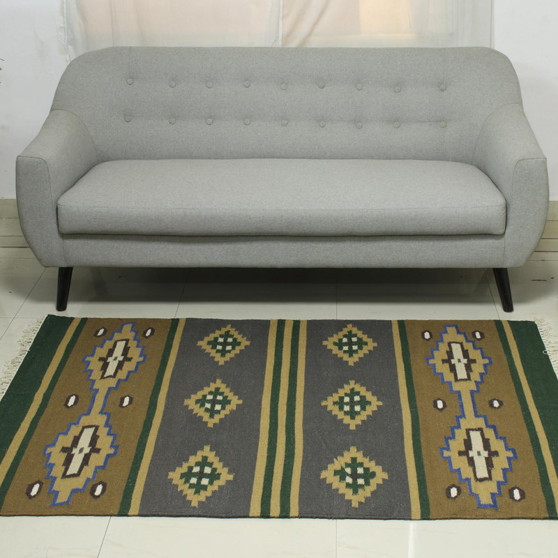 Mulhall Wool Abstract Indoor Rug