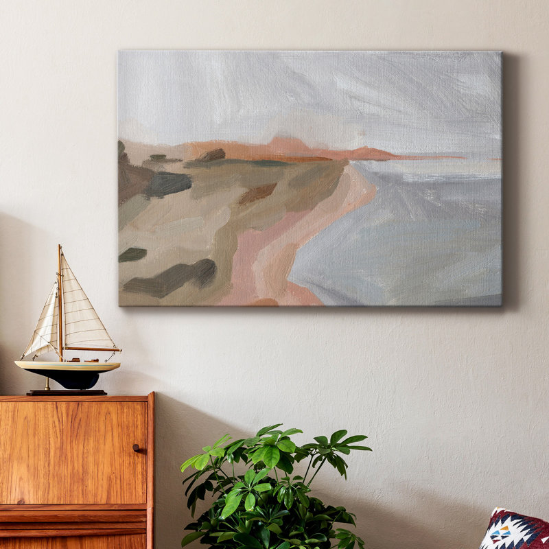 Autumn Coastline II - Impression sur toile tendue, H 48 po x l 32 po x P 1 po