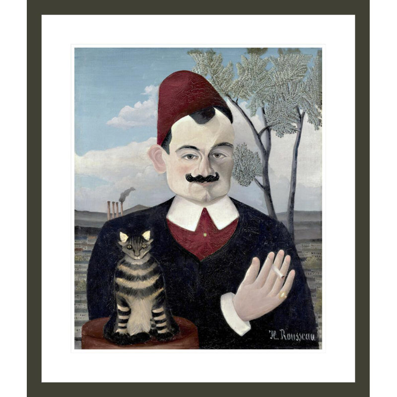 «Portrait of Monsieur X (Pierre Loti)» par Henri Rousseau, impression giclée encadrée, H 27,21 po x l 23,5 po