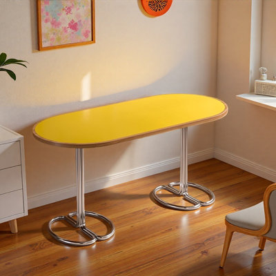 Bureau pratique et exquis jaune vif