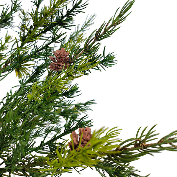 SEASONAL GREENERY TREE S/2 PINE BSKT 2FT