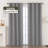 Aslyn Linen Textured Thermal Insulated 100% Blackout Grommet Curtain Pair-633352616-633352627