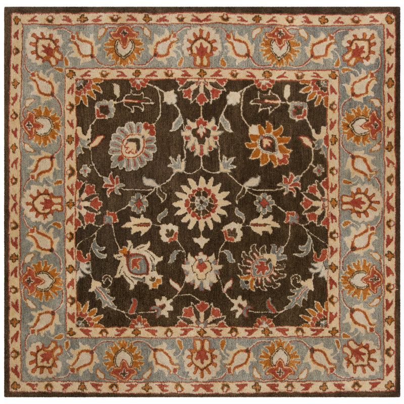 Cranmore Hand Tufted Wool Oriental Rug, Square 6'