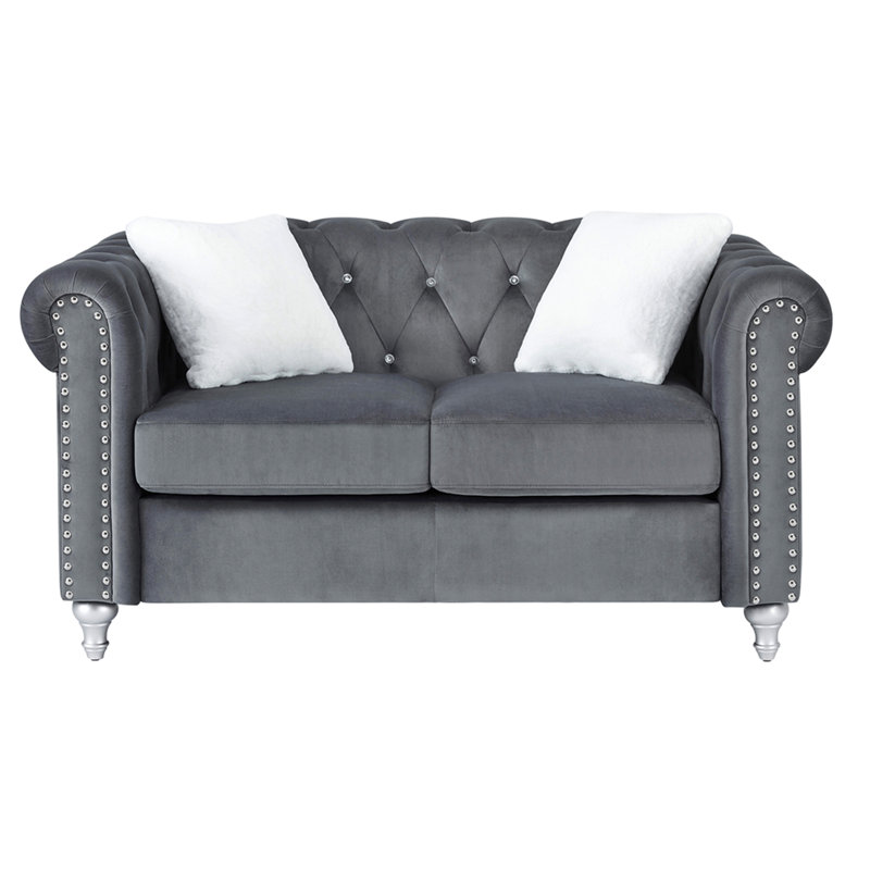 Causeuse pour intérieurs confortables, Gris