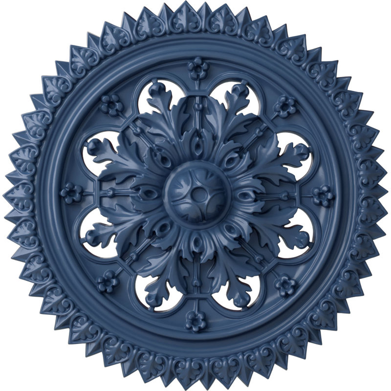 Endurathane York Ceiling Medallion, 21 5/8"OD x 2 1/2"P (Fits Canopies up to 3 5/8"), Hand-Painted Americana Finish