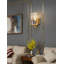 Applique murale en cristal 1 lumière Transitional