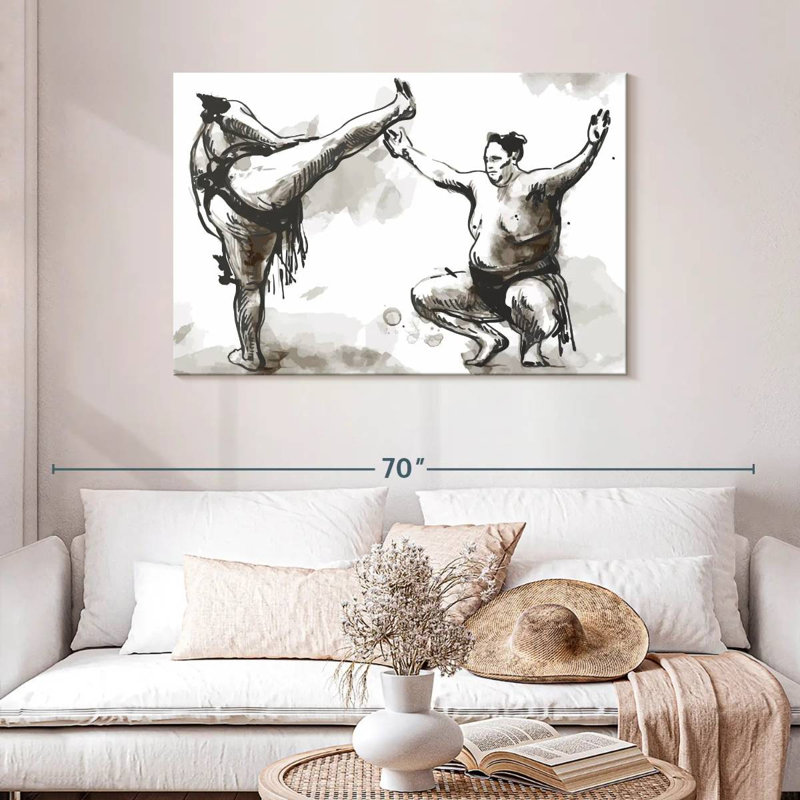 Sumo, 30" H x 45" W