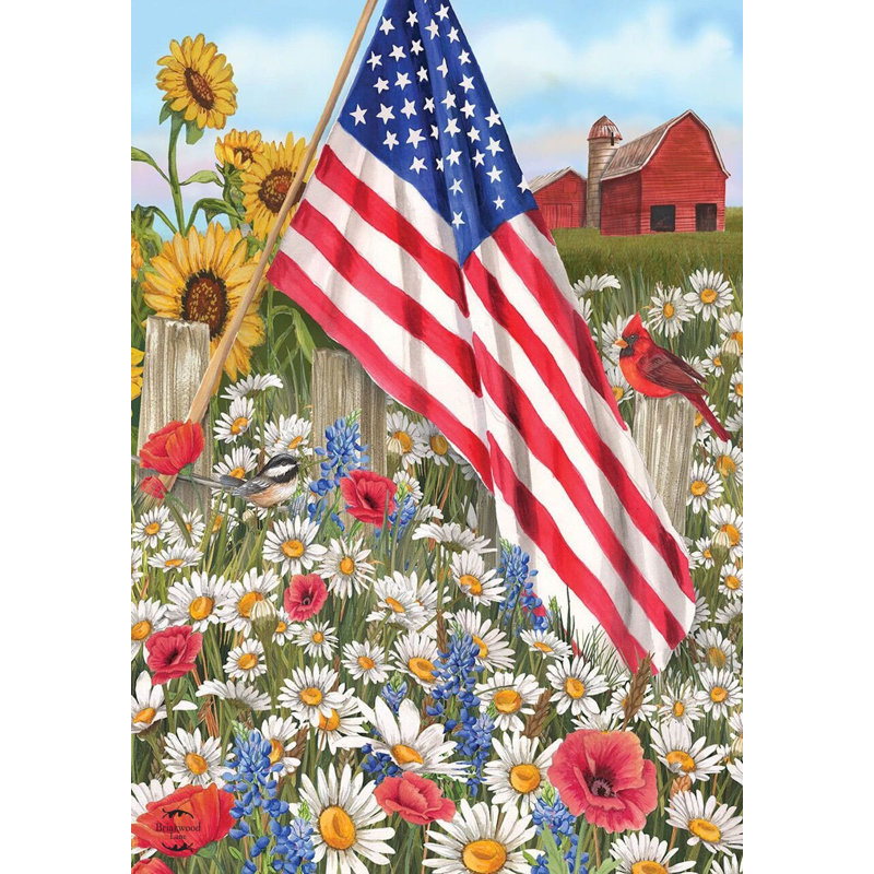 Drapeau America the Beautiful Summer House