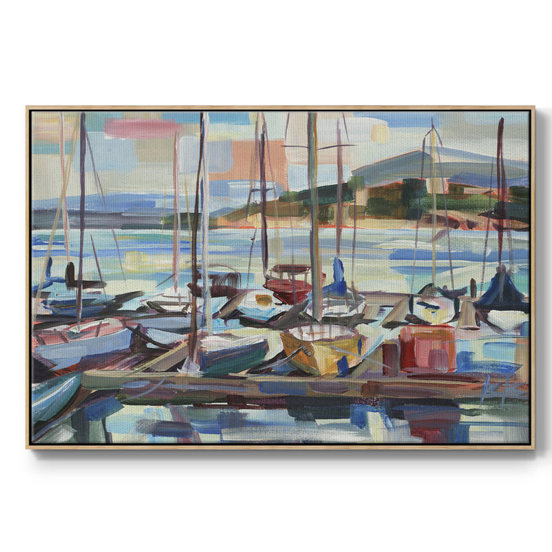 Leschi Evening, reproduction d'art sur toile, H 37 po x l 25 po x P 2 po, Naturel