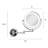 Vernice Metal Concave LED Mirror