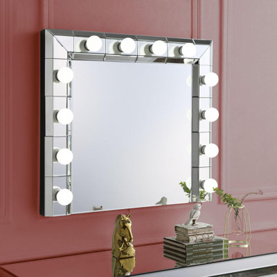 Miroir d'appoint à miroir Dominic (assemblé)